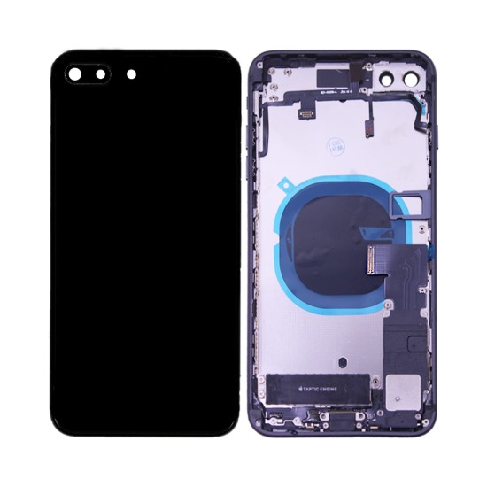 Back Cover with Frame+Flex+Vibrator Apple iPhone 8 Plus Black Back Cover with Frame+Flex+Vibrator Apple iPhone 8 Plus Black